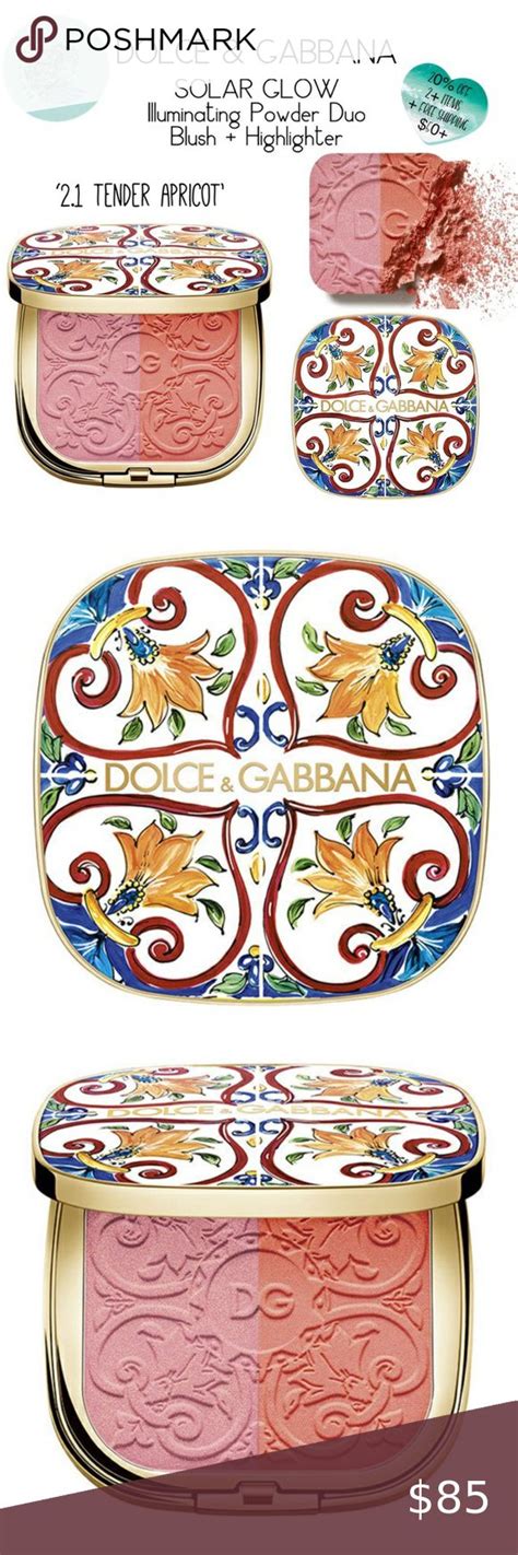 dolce gabbana solar glow tender apricot|dolce gabbana powder duo.